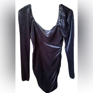 Wild Fable Black Velvet Dress